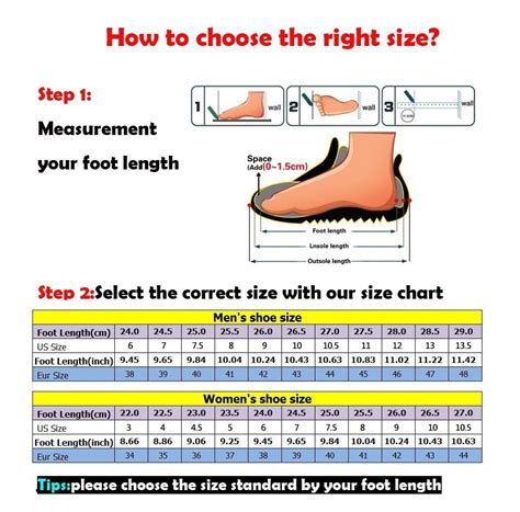 oran sandals sizing chart.